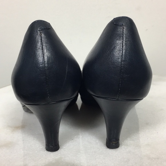 Cile Haan Nike Air Low Heel Navy Blue Pump Sz 9 - Picture 2 of 6